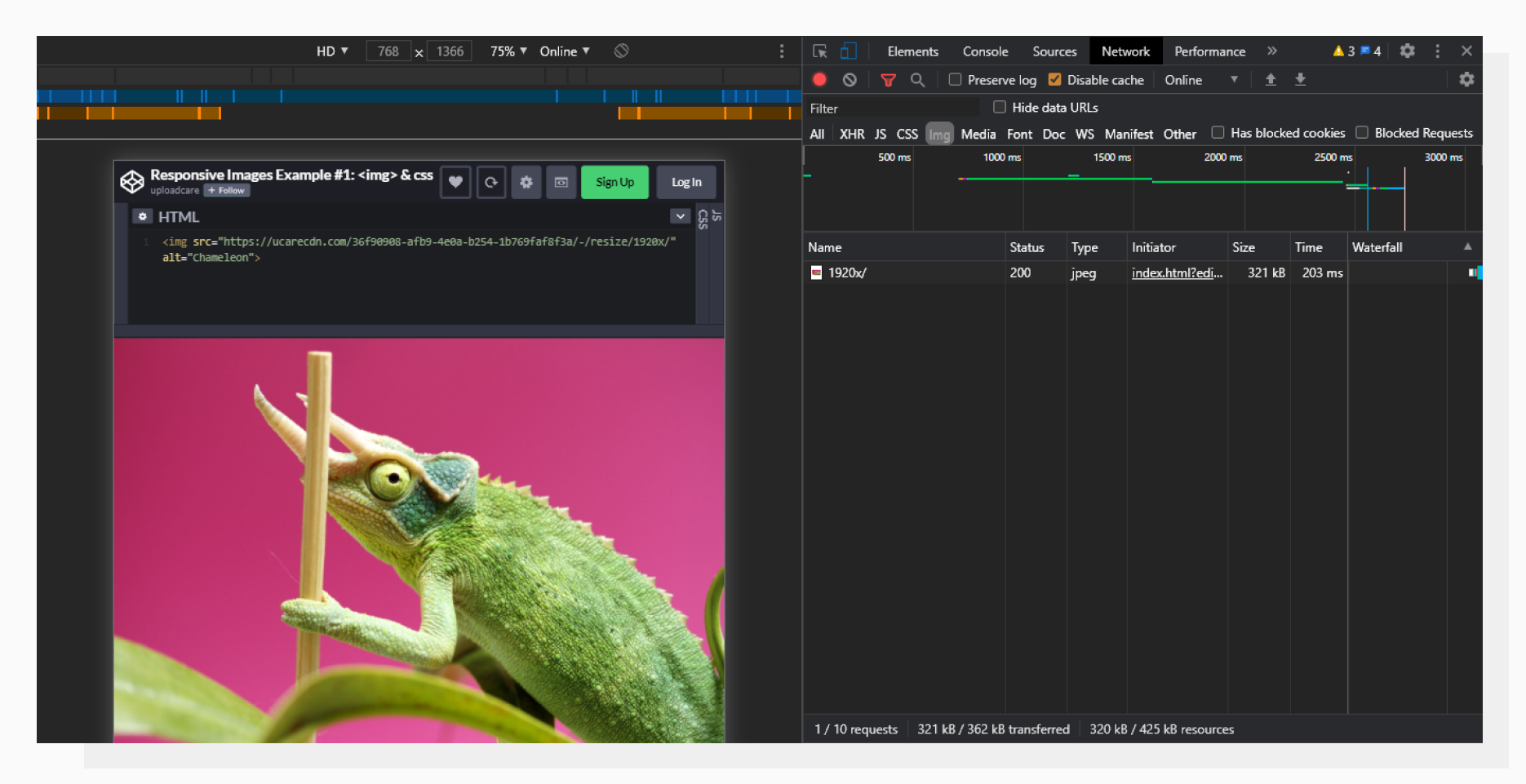 General method of embedding an image