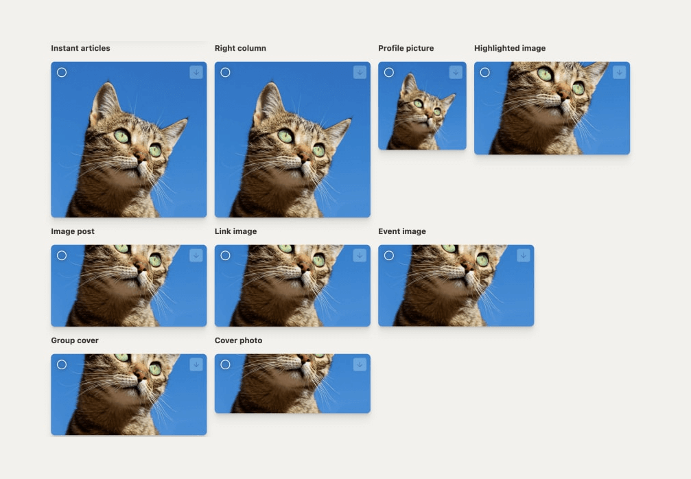 sorting images of various sizes in Pixelhunter