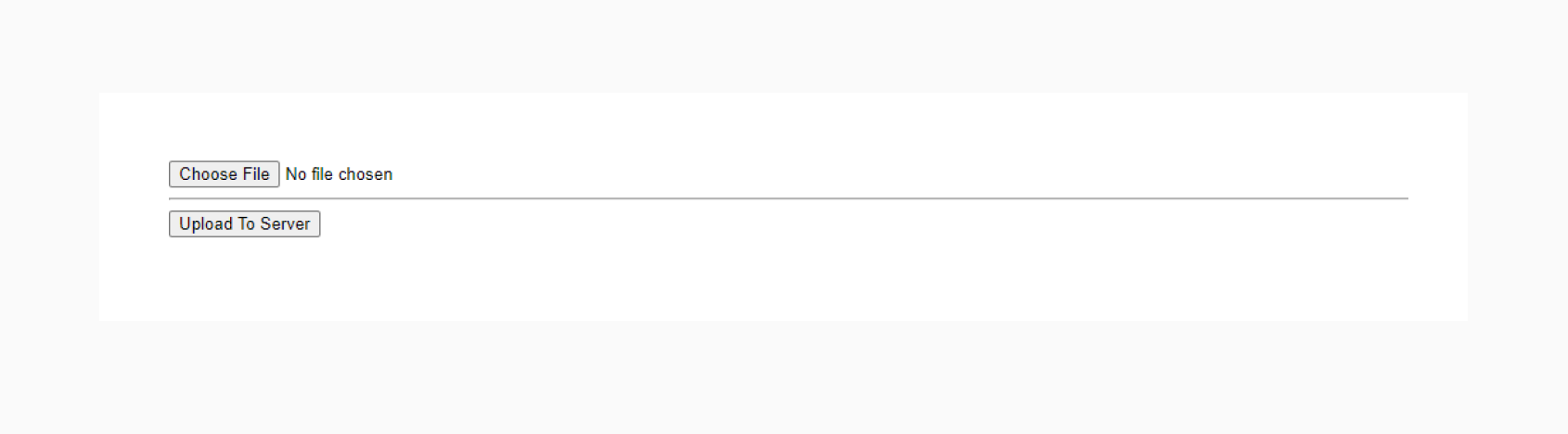 HTML5 uploader interface