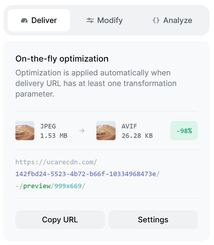 Uploadcare’s File Storage